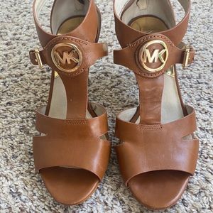 Michael Kors Sandals with 2 inch heel  size 71/2